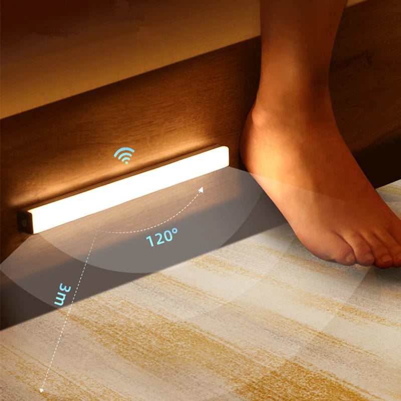 Motion Sensor Cabinet Light – Rechargeable USB-C Magnetic LED Bar