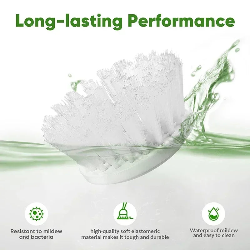 5-in-1 Electric Spin Scrubber Brush for Bathroom Tile Bathtub Sink, Power Scrubber with 5 Replaceable Brush Heads