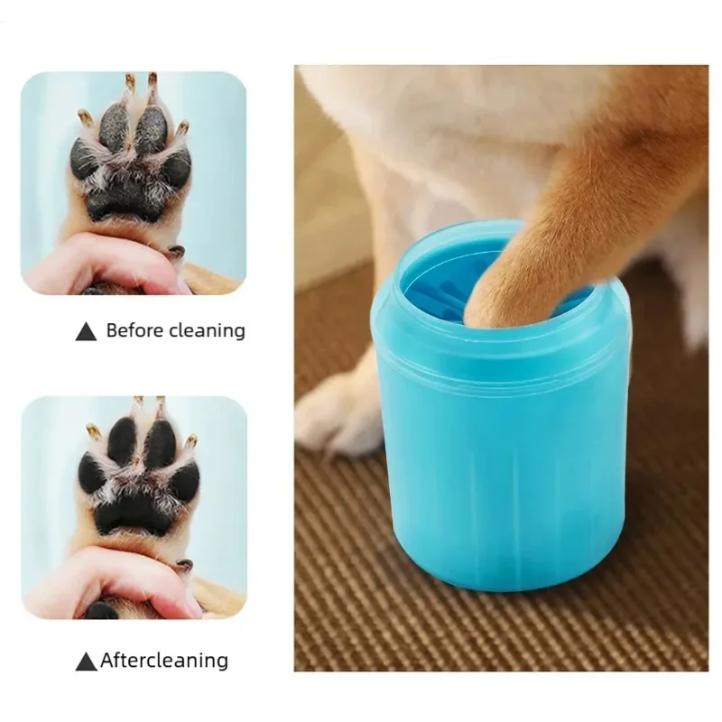 Dog Paw Cleaner Cup – Portable Silicone Paw Washer
