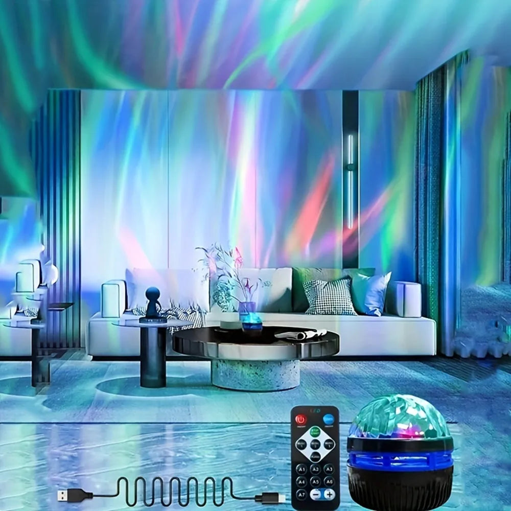 Aurora Galaxy Projector – Northern Lights Night Light for Bedroom Ceiling