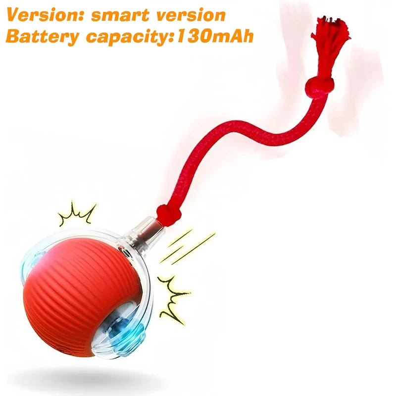 Smart Rolling Dog Ball – Rechargeable Interactive Self-Moving Toy